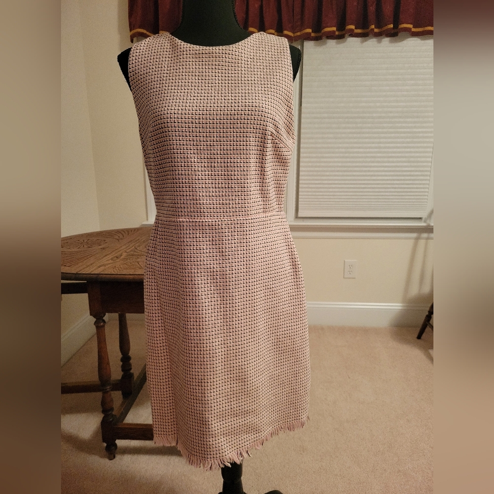 Loft Petite Size 10 Dress, Black and Pink